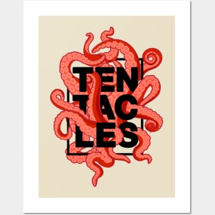 Tentacles – Red Posters and Art